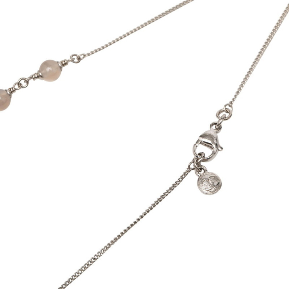 CHANEL Silver Logo Necklace - Picture 4 of 6